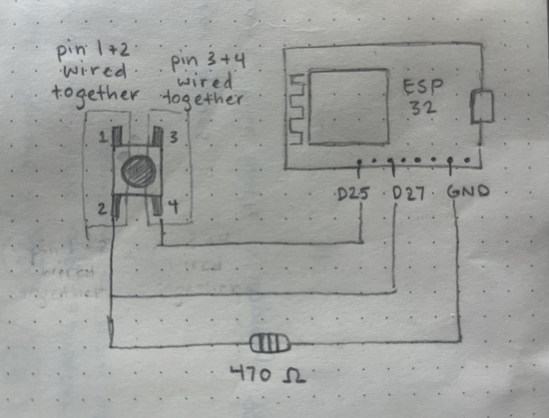 Button wiring schematic